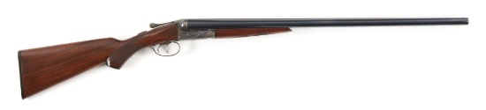 (C) A H FOX STERLINGWORTH SIDE BY SIDE SHOTGUN.