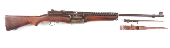 (C) JOHNSON 1941 SEMI AUTOMATIC MILITARY RIFLE.