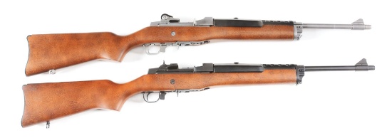 (M) LOT OF 2: BOXED RUGER MINI-14 AND MINI-30 SEMI-AUTOMATIC RIFLES.
