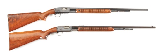 (C) LOT OF TWO: TWO REMINGTON SLIDE ACTION RIFLES.