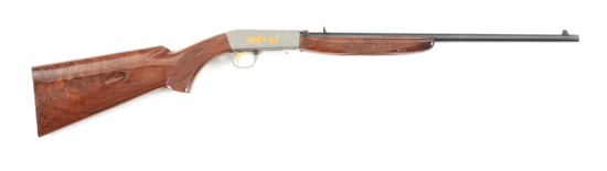 (M) BROWNING SA22 GRADE VI SEMI AUTOMATIC RIFLE.