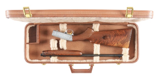 (C) BROWNING BAR 22 GRADE III SEMI AUTOMATIC RIFLE.