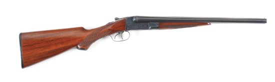 (C) RARE ITHACA DEALER SAMPLE FLUES MODEL SIDE BY SIDE SHOTGUN.
