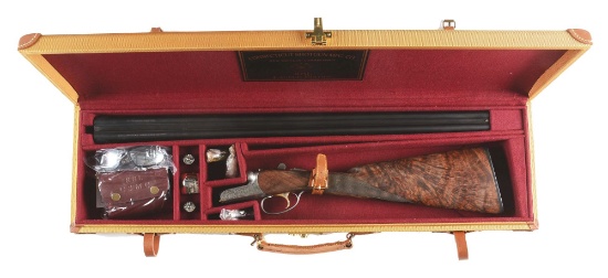 (M) CONNECTICUT SHOTGUN MANUFACTURING COMPANY RBL SIDE BY SIDE SHOTGUN.