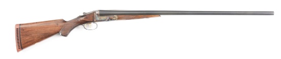 (C) PARKER DH SIDE BY SIDE 12 GAUGE SHOTGUN.