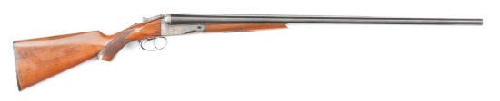 (C) PARKER TROJAN SIDE BY SIDE 12 BORE SHOTGUN.