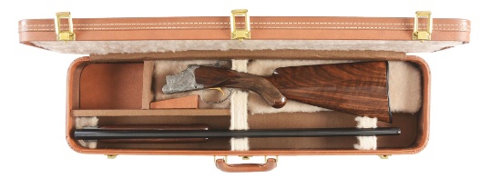 (C) FINE BROWNING DIANA GRADE 20 BORE SUPERPOSED SHOTGUN WITH CASE.