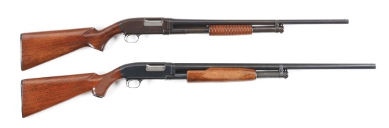 (C) LOT OF 2: WINCHESTER MODEL 12 SHOTGUNS.