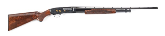 (C) BROWNING MODEL 42 GRADE V SHOTGUN.