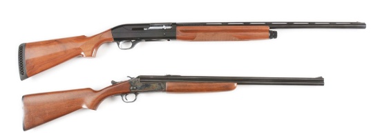 (M) LOT OF 2: BENELLI SUPER 90 AND SAVAGE 24 SHOTGUNS.