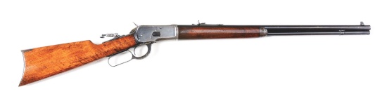 (C) WINCHESTER MODEL 1892 LEVER ACTION RIFLE (1924).