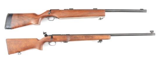 (M) LOT OF 2: KIMBER AND REMINGTON BOLT ACTION RIFLES.