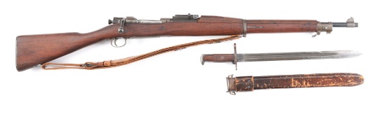 (C) SPRINGFIELD 1903 BOLT ACTION MILITARY RIFLE WITH BAYONET