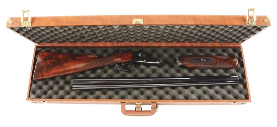 (C) WINCHESTER SKEET GRADE MODEL 21 16 BORE SIDE BY SIDE SHOTGUN WITH CASE.