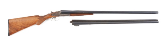 (C) TOBIN ARMS FIELD SIDE BY SIDE SHOTGUN.
