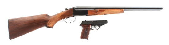(M) LOT OF 2: (A) STOEGER COACHGUN SIDE BY SIDE SHOTGUN AND (B) SIG SAUER P230 SEMI-AUTOMATIC PISTOL