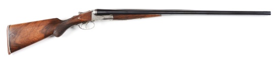 (C) A. H. FOX SIDE BY SIDE 12 GAUGE SHOTGUN.
