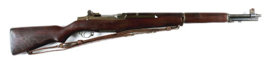 (C) WINCHESTER M1 GARAND SEMI-AUTOMATIC RIFLE.