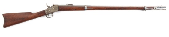 (A) SPRINGFIELD MODEL 1871 .50-70 ROLLING BLOCK RIFLE.