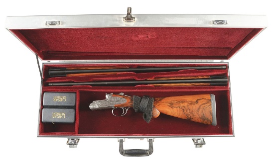 (M) CASED CAESAR GUERINI MAXUM SPORTING O/U SHOTGUN