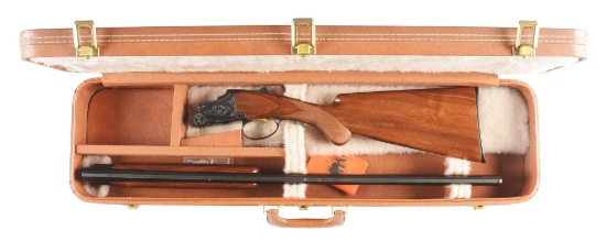 (C) BROWNING SUPERPOSED GRADE I OVER/UNDER SHOTGUN WITH CASE, BOX.