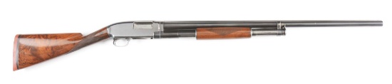 (M) WINCHESTER MODEL 12 BLACK DIAMOND TRAP SLIDE ACTION SHOTGUN.