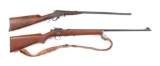 (C) LOT OF TWO: STEVENS NO. 12 .22 LR AND WINCHESTER 69 .22S RIFLES.