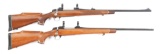 (M) LOT OF 2 BSA/ITHACA BOLT ACTION RIFLES.