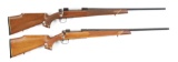(M) LOT OF TWO: TWO ITHACA BOLT ACTION RIFLES.