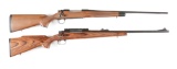 (M) LOT OF 2 REMINGTON 700 BOLT ACTION RIFLES.