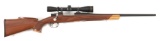 (M) CUSTOM VARMINT BOLT ACTION RIFLE WITH SCOPE.