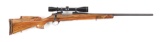 (M) BEAUTIFUL SAKO BOLT ACTION RIFLE WITH SCOPE.