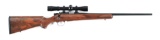 (M) KIMBER MODEL 82C .22 LR BOLT ACTION RIFLE WITH SCOPE.