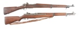 (C) LOT OF TWO: REMINGTON 1903A3 BOLT ACTION AND SPRINGFIELD M-1 GARAND SEMI-AUTOMATIC RIFLES.