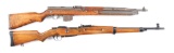 (C) LOT OF TWO: CZECH VZ. 52 AND MADSEN M47 MILITARY RIFLES.