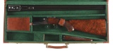 (M) FINE ORIGINAL WINCHESTER MODEL 21 20 BORE SIDE BY SIDE SHOTGUN WITH CASE.