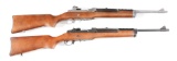 (M) LOT OF 2: BOXED RUGER MINI-14 AND MINI-30 SEMI-AUTOMATIC RIFLES.