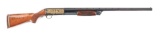 (M) CASED AND GOLD INLAID ITHACA MODEL 37 FEATHERLIGHT COMMEMORATIVE.