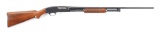 (C) WINCHESTER MODEL 42 SLIDE ACTION SHOTGUN.