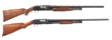 (M) LOT OF TWO: WINCHESTER MODEL 12 SHOTGUNS, ONE 20 AND ONE 16 GAUGE.