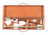 (C) CASED QUACKENBUSH SINGLE SHOT .22 LR BOYS RIFLE.