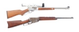 (M) LOT OF TWO LEVER ACTION RIFLES: MARLIN 336 .30-30 AND WINCHESTER 1895 .30-06