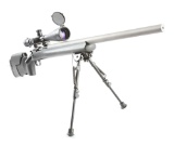 (M) REMINGTON 40X BOLT ACTION .223 RIFLE WITH LEUPOLD SCOPE.