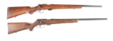 (M) LOT OF TWO: ANSCHUTZ 1517 AND CZ 452 BOLT ACTION RIFLES.