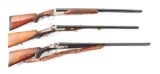 (M+A) LOT OF THREE: WINCHESTER PIGEON GRADE MODEL 23XTR 12 GAUGE SHOTGUN, PETERLONGO .44 CALIBER / 1