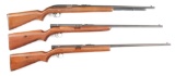 (C) LOT OF THREE: THREE WINCHESTER RIFLES.