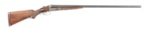 (C) PARKER DH SIDE BY SIDE 12 GAUGE SHOTGUN.