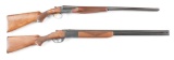 (C) LOT OF TWO: ITHACA MODEL 200E & MARLIN MODEL 90 SHOTGUNS.