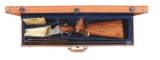 (C) RARE EARLY BROWNING SUPERPOSED GRADE 5 20 BORE SHOTGUN WITH CASE.