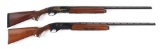(M) LOT OF TWO: REMINGTON 1100 SEMI AUTOMATIC SHOTGUNS.